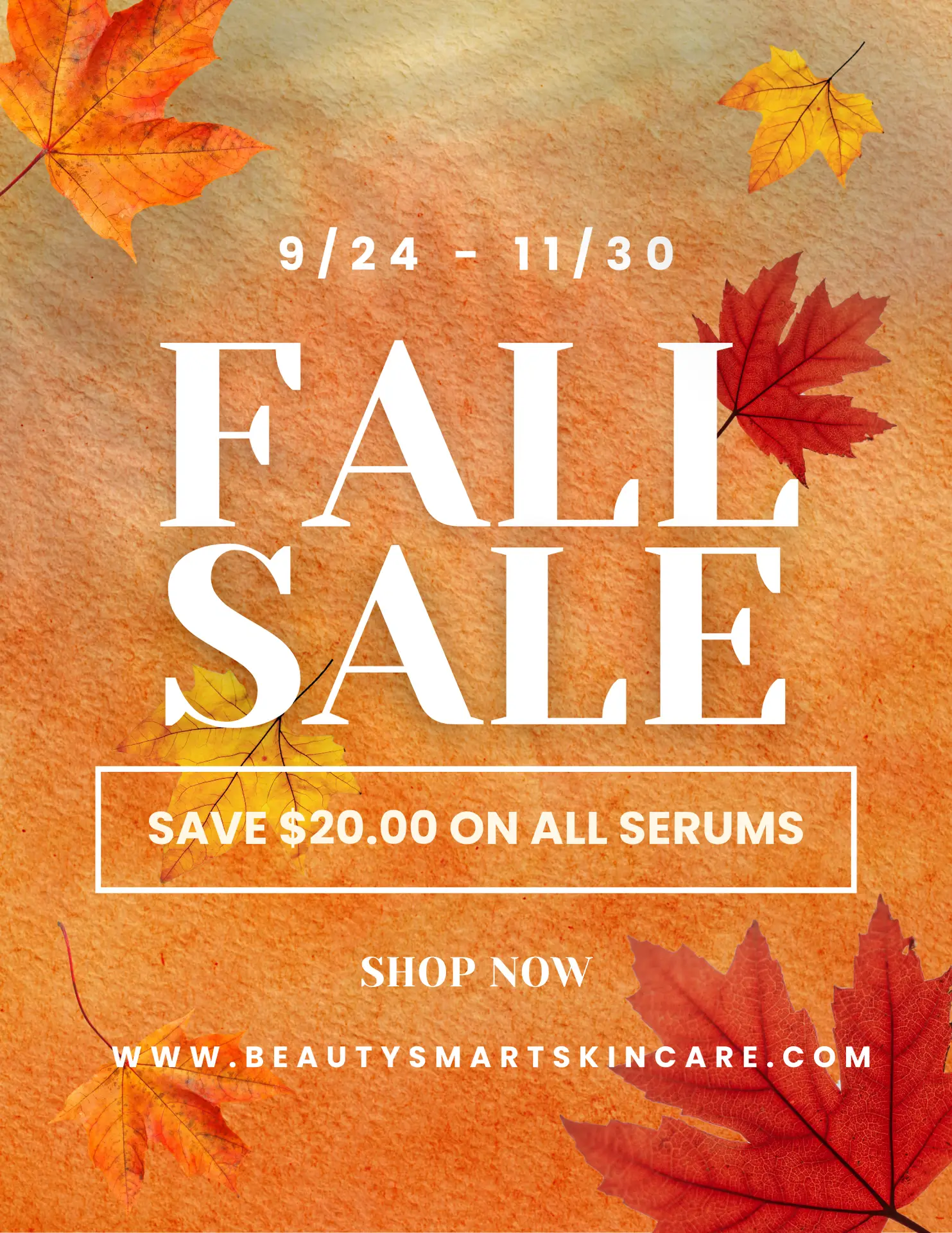 Fall Serum Sale